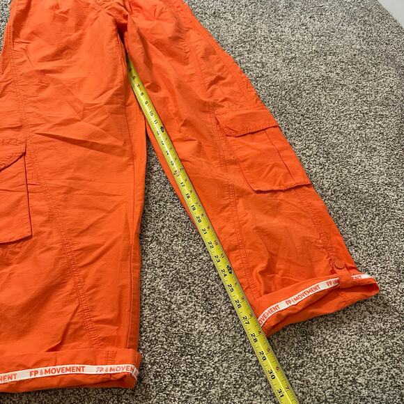 Free People Movement orange cargo pants size XS - Picture 8 of 10